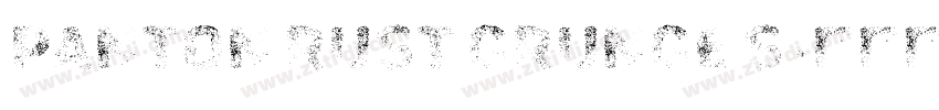 Panton Rust Grunge S字体转换